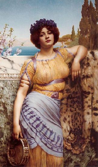 John William Godward Ionian Dancing Girl oil painting image
